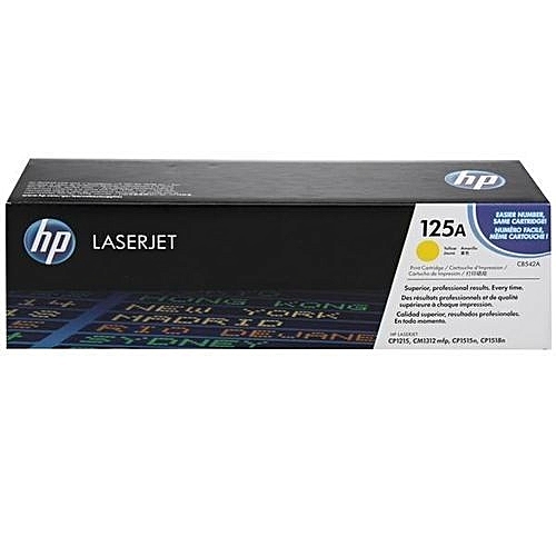 HP CB542A (125A) LaserJet Yellow Toner Cartridge